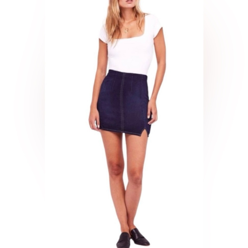 Free People Denim Skirt